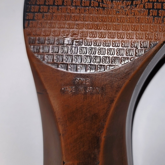 Stuart Weitzman Wedge Slides - Picture 3 of 4